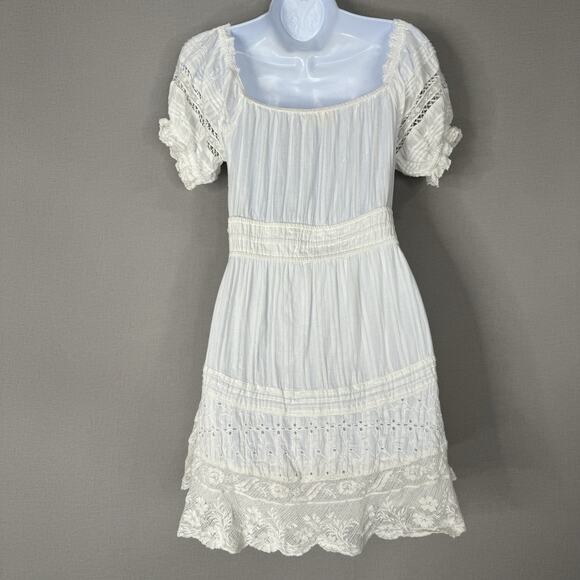 LoveShackFancy Womens Dress M White Lilium Dainty Cottagecore Feminine Bridal - Picture 9 of 13